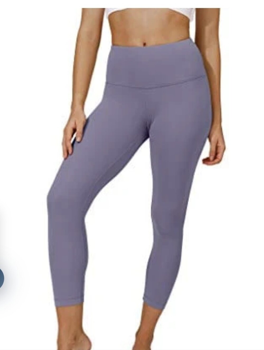 Yogalicious Alpine Iris Cropped Leggings Sz.M NWT